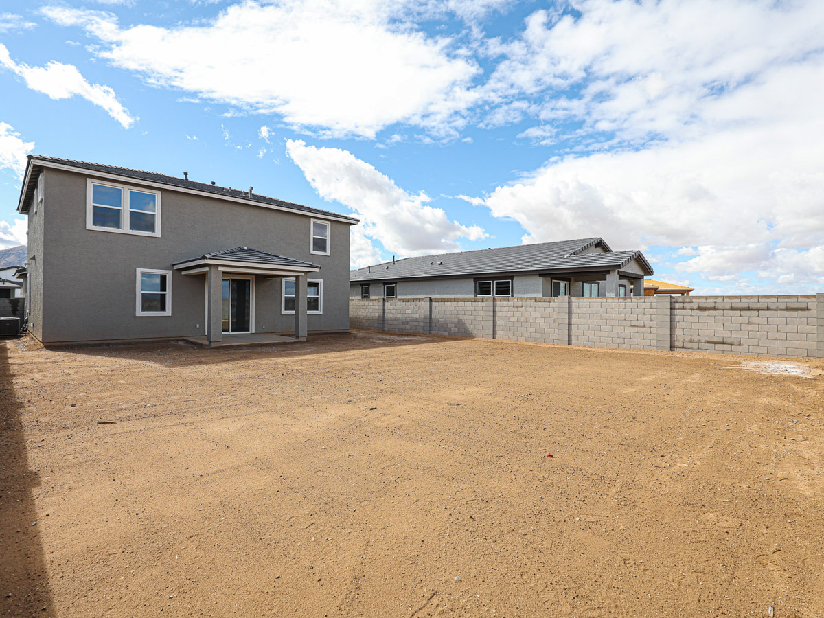 A building with a fence around it.