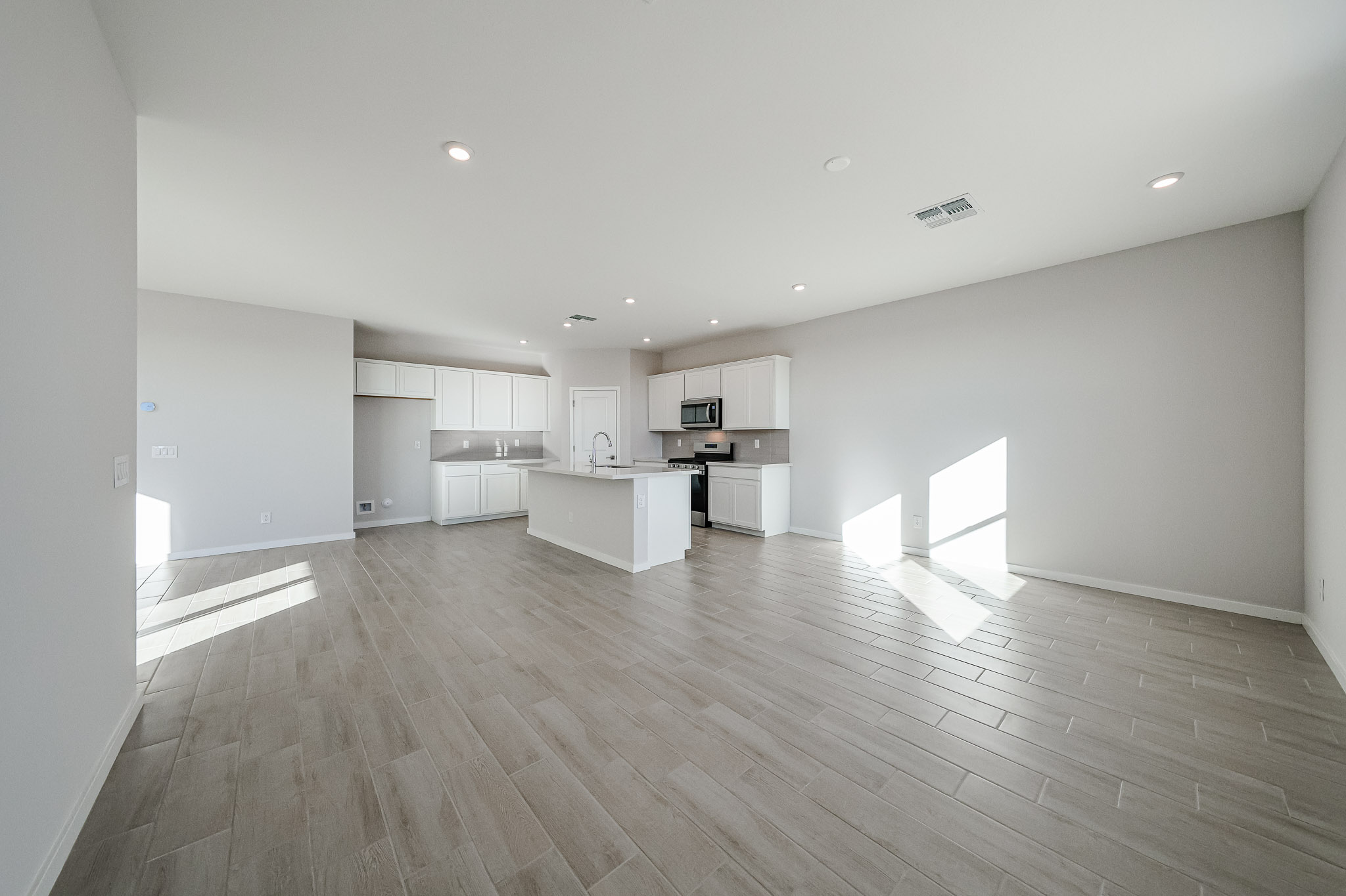A large empty room.