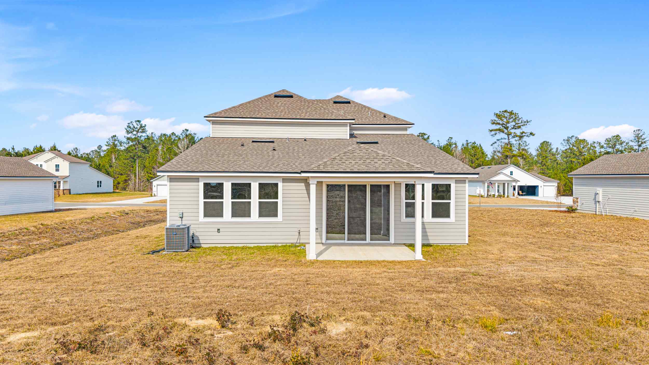 Lot 595 Rear Exterior with Covered Patio at NorthShore