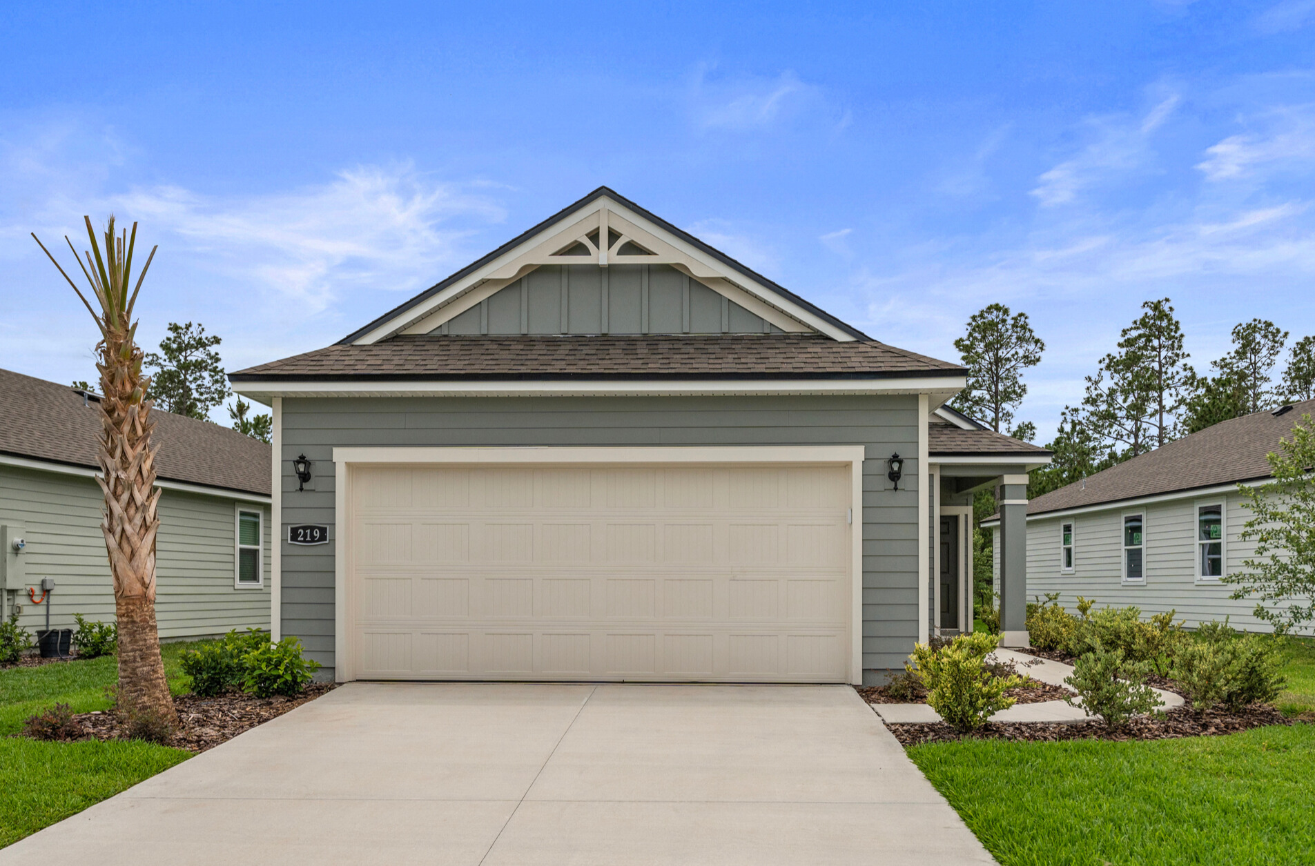 Sanibel II Floorplan Lot 147 Front Exterior at Seminole Palms in Palm Coast
