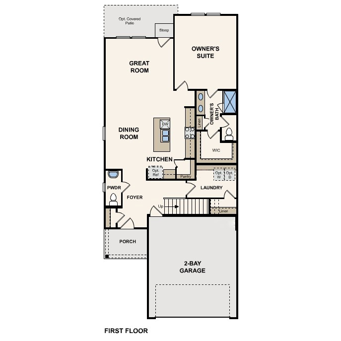 Hampton plan first floor
