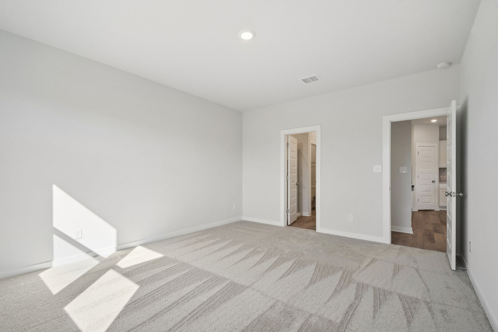 A room with white walls.